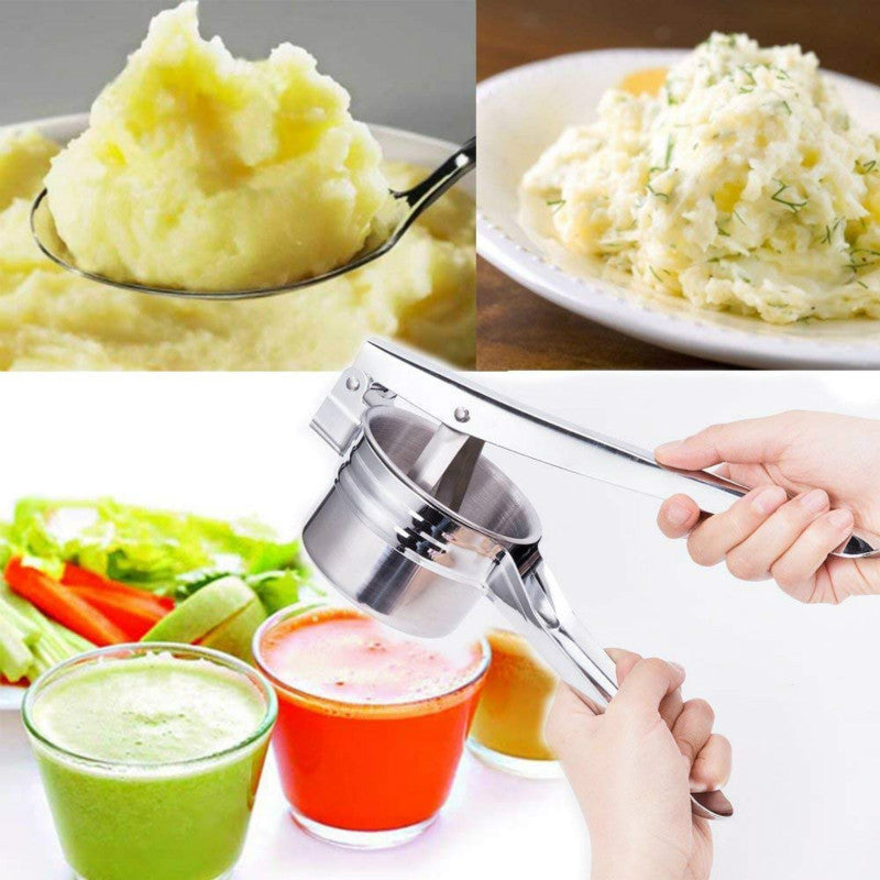 Trinity Stainless Steel Potato Presser Manual Juice Presser Potato Clay Presser Multifunctional Kitchen Tool