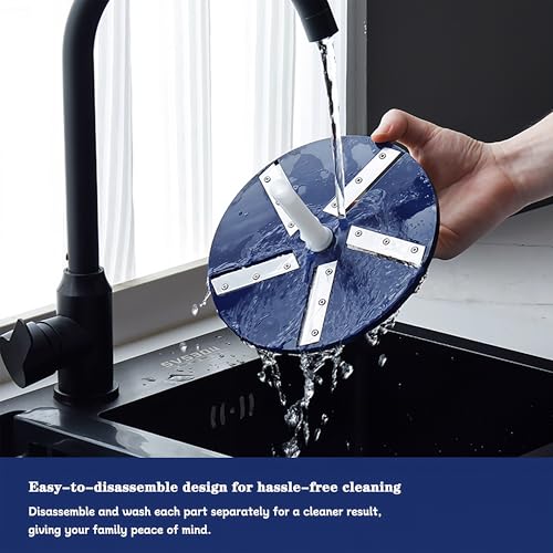 Ormos Electric Grape Peeling Machine - Automatic Garlic & Tomato Peeler, Rechargeable Fruit Skin Remover Tool For Small Fruits, Home Kitchen Gadget-Blue