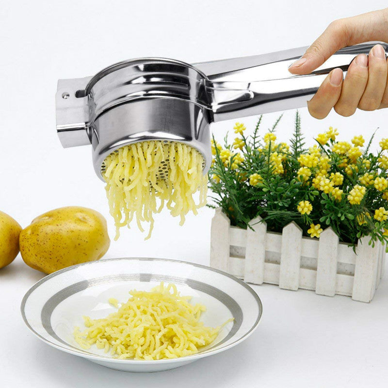 Trinity Stainless Steel Potato Presser Manual Juice Presser Potato Clay Presser Multifunctional Kitchen Tool