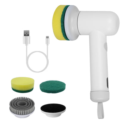 Homeora cordless power scrubber in white