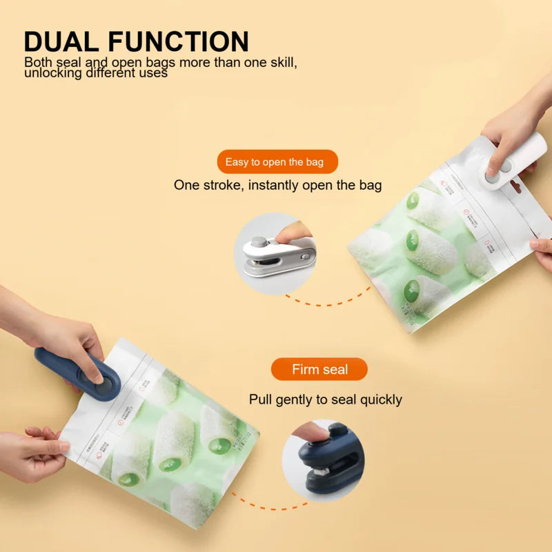 Handheld bag sealer, product photograph 4